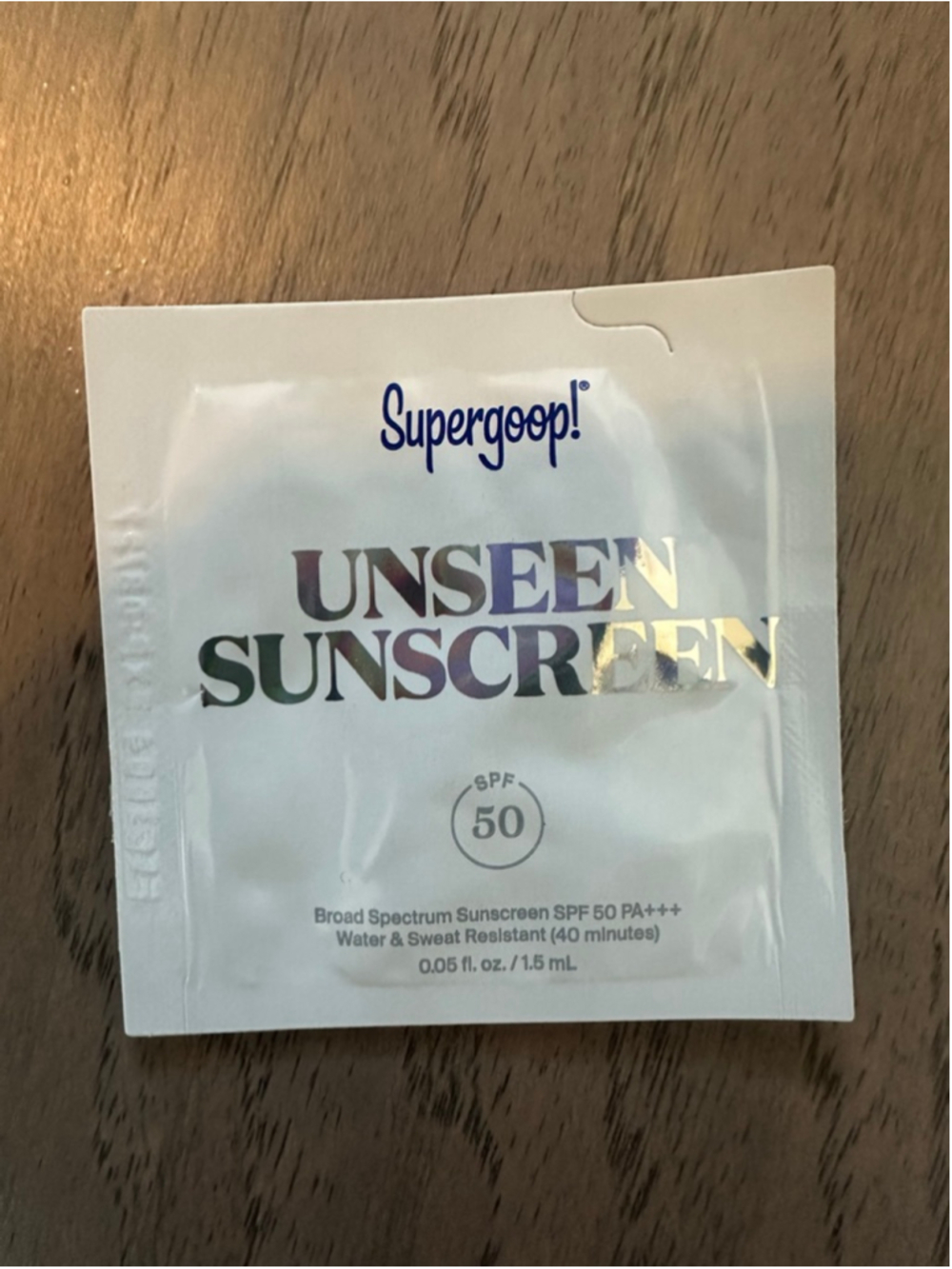 Women's Supergoop! Unseen Sunscreen SPF 50 - sample